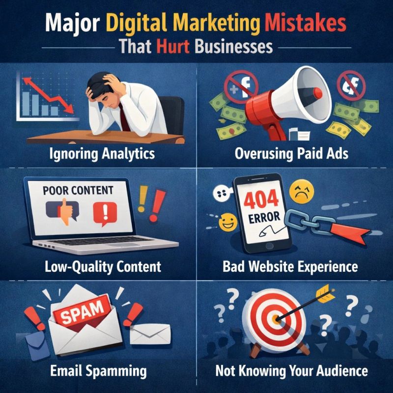 Common Digital Marketing Mistakes Pune Businesses Should Avoid